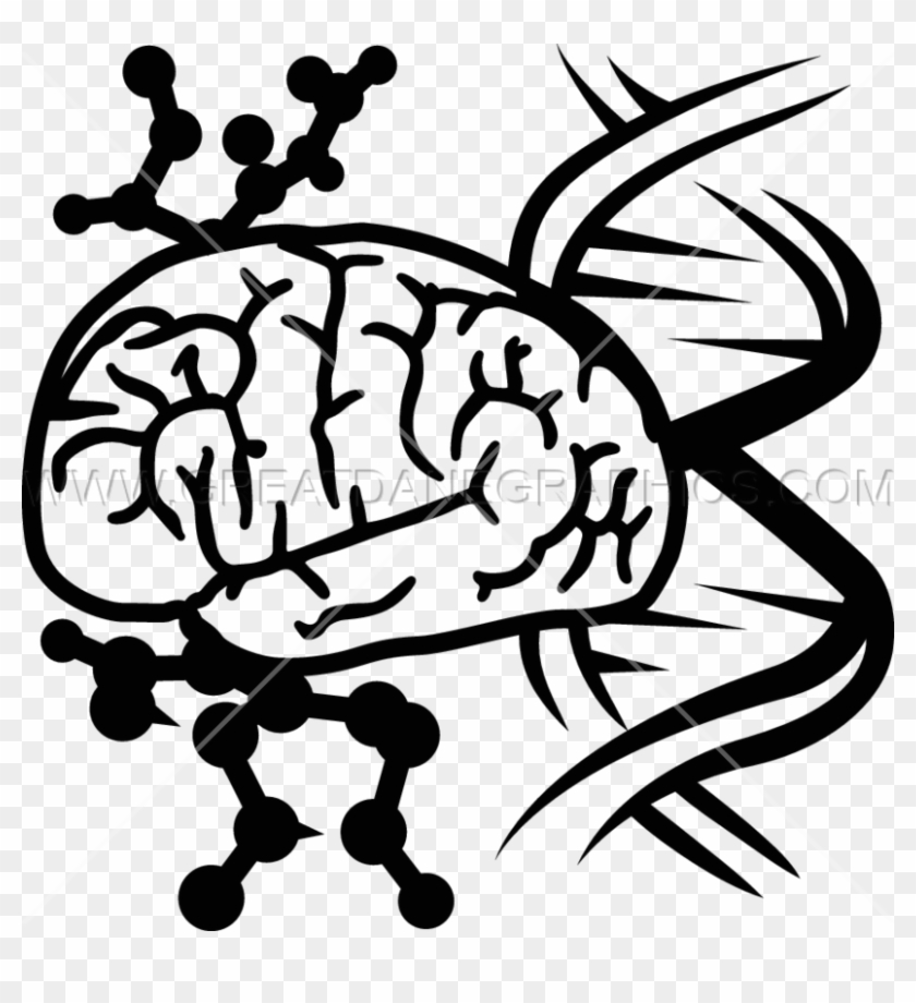 Dna Clipart Black And White - Png Download #4616037