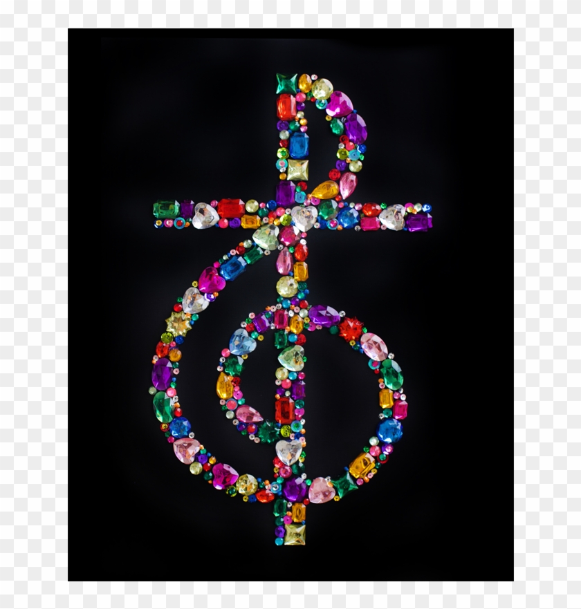 The One Of My Logo Like A Stained Glass Window - Cross Clipart