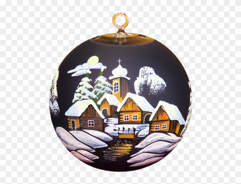 Christmas, Decor, Christmas Ornaments, Ball - Christbaumschmuck Png Clipart #4616264