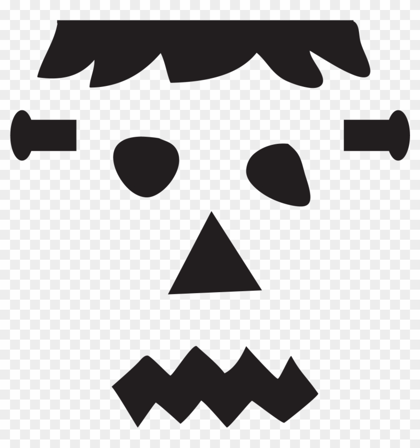 Clipart Transparent Library Collection Of Black And - Frankenstein Mouth Clipart - Png Download