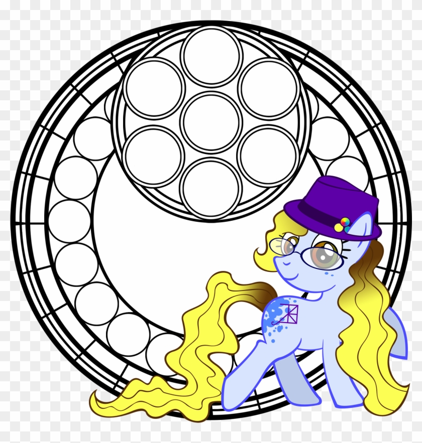 Png Royalty Free Stock Mlp Stained Glass By Akili Amethyst - Stained Glass Window Base Clipart #4616561