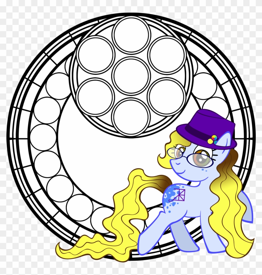 Png Royalty Free Stock Mlp Stained Glass By Akili Amethyst - Stained Glass Window Base Clipart