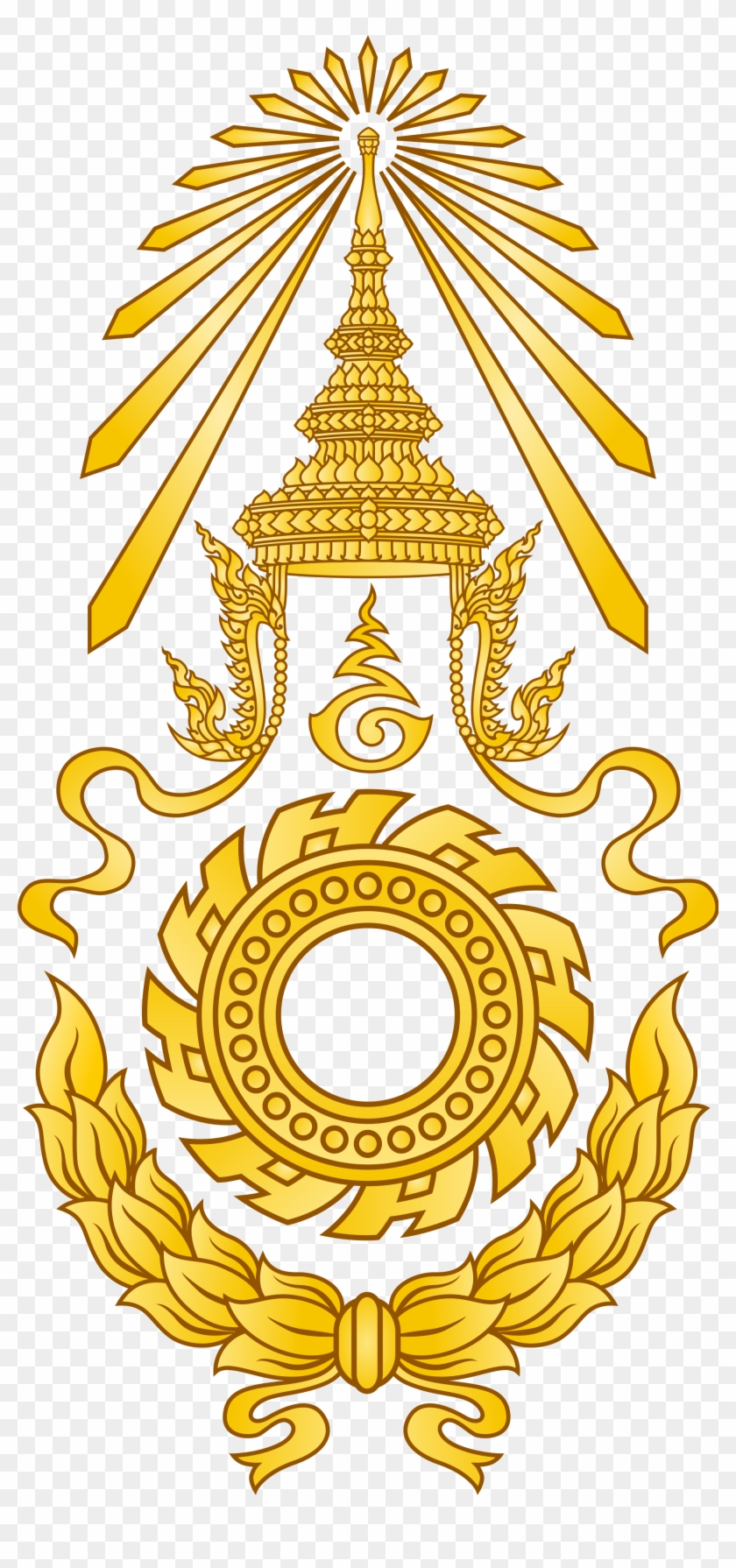 Emblem Of The Royal Thai Army - Royal Thai Army Clipart #4616565