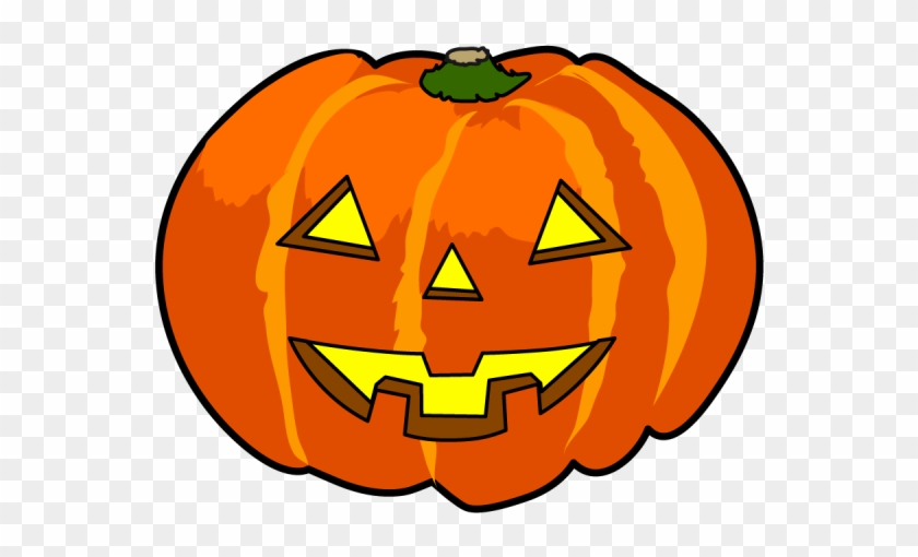 Face Clipart Pumpkin - Pumpkin Halloween Clip Art - Png Download #4616624