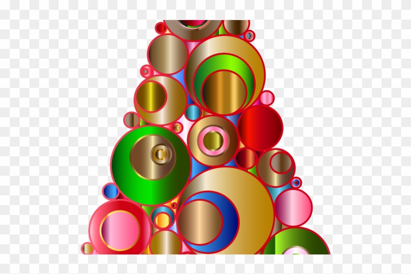 Christmas Tree Clipart Abstract - Png Download