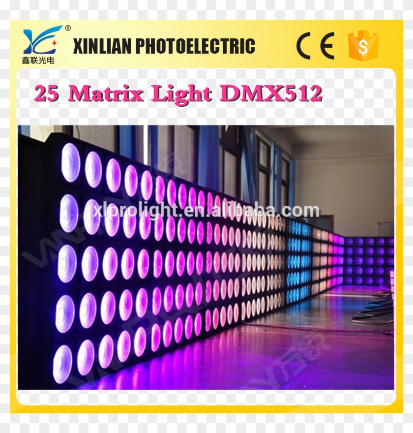 Led Stage Background 25 Pcs X 10watt Cob Led Matrix - Light Clipart #4616862