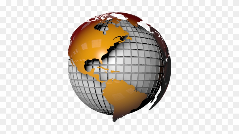 Globo Terraqueo Png - Globo Terraqueo 3d Clipart #4617157