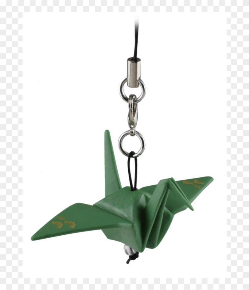 Japanese Origami Tsuru Crane Orizuru Netsuke Cell Phone - Origami Clipart #4617321