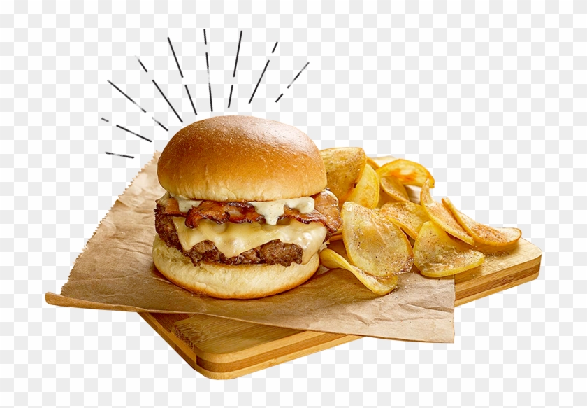 Burger - Meating Homemade Burgers Clipart