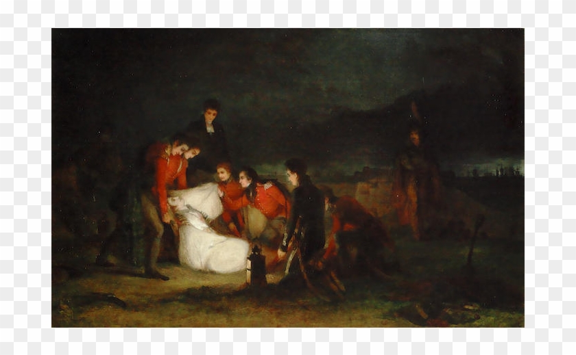 “the Burial Of Sir John Moore After Corunna”, De George - Painting Clipart #4617502