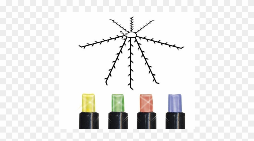 Solcelle Lyskæde Til Parasol Clipart #4618198