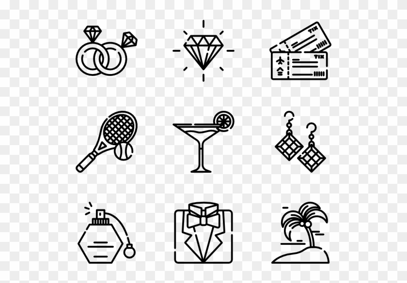 Luxury - Hipster Icons Clipart