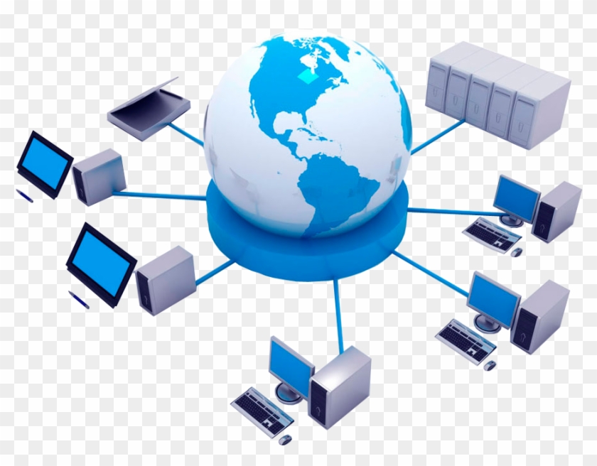 Red De Computadoras Png - Ict Hardware And Software Clipart