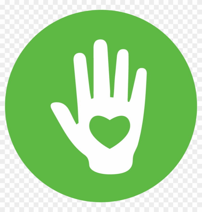 Hand With Heart - Spring Boot Logo .png Clipart #4618706
