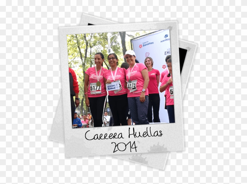 Carrera Huellas - Banner Clipart #4618726