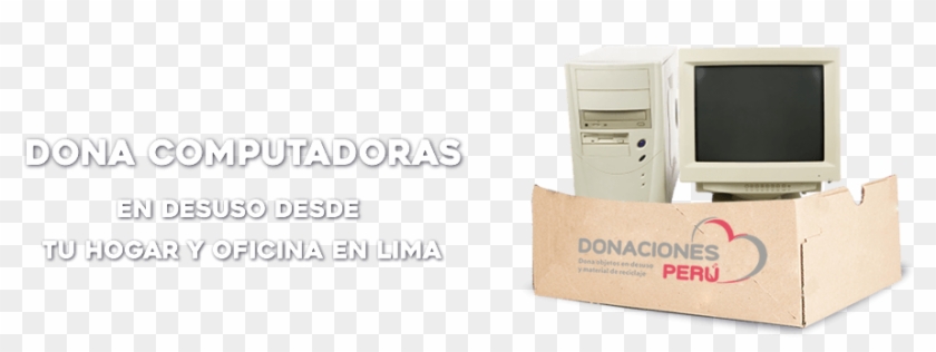 Dona Computadoras En Desuso - Computer Monitor Clipart #4618938