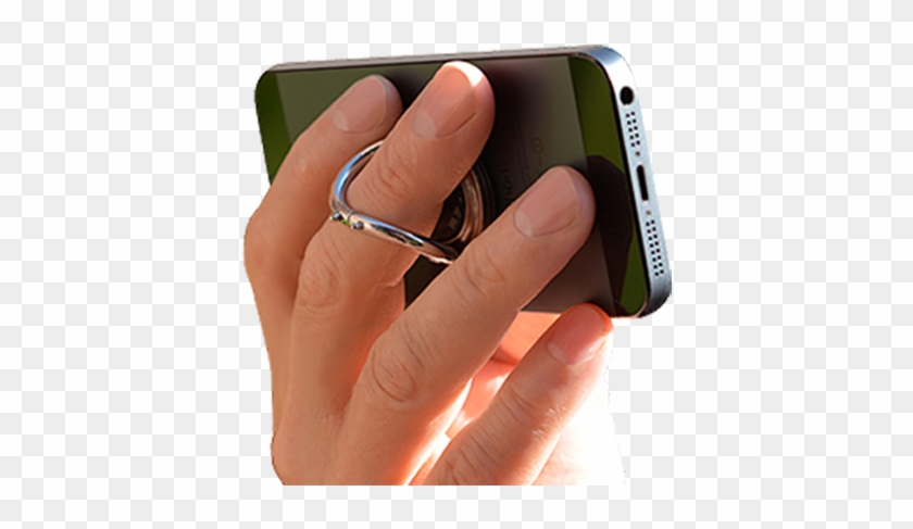 There's Always A Risk Of Dropping A Smartphone While - Best Iphone 6 Plus Finger Grip Clipart