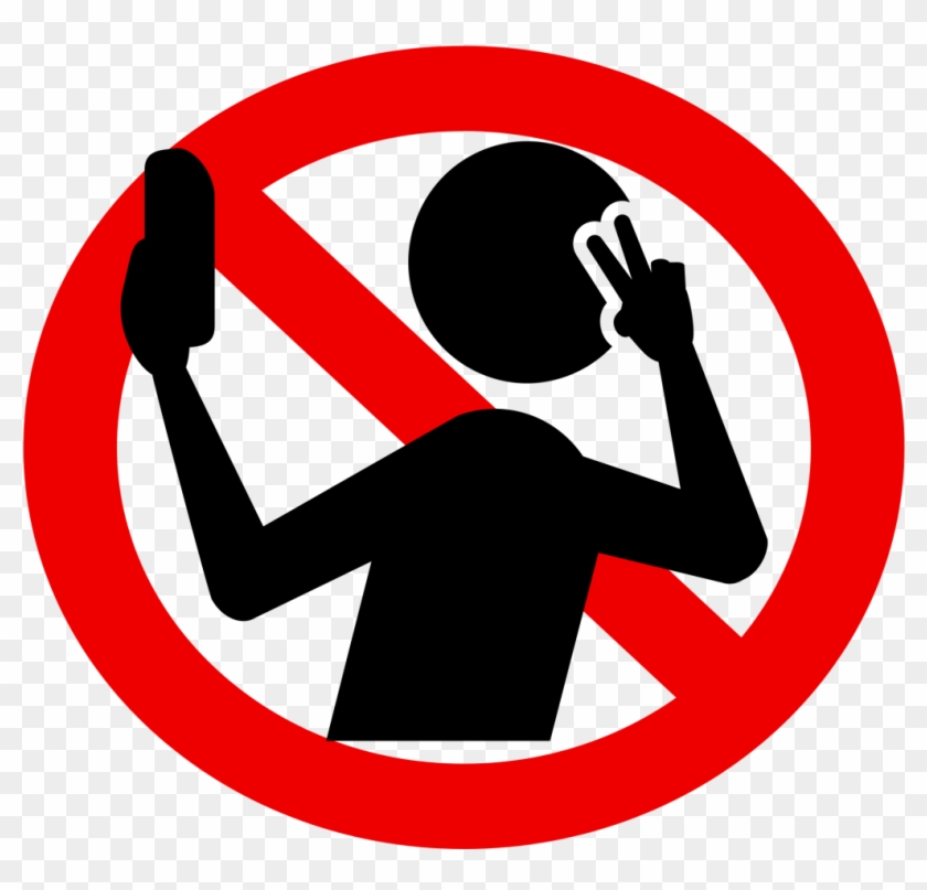 Taking Selfies - No Selfies Clipart