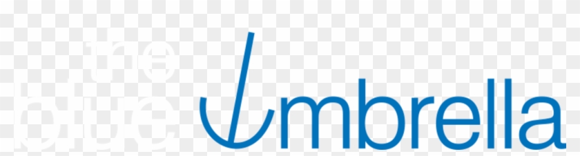 The Blue Umbrella - Graphic Design Clipart