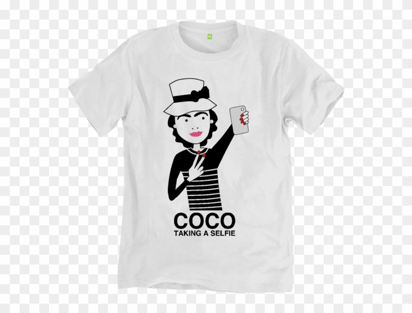 Coco Chanel Taking A Selfie T Shirt - Nine Inch Nails Captain Marvel T Shirt Clipart #4619593