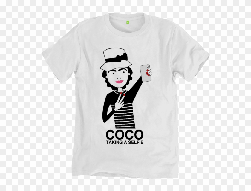 Coco Chanel Taking A Selfie T Shirt - Nine Inch Nails Captain Marvel T Shirt Clipart