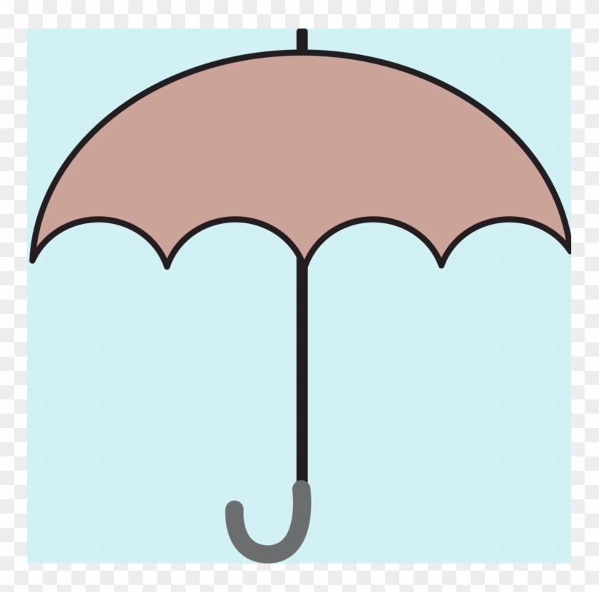 Umbrella Drawing Animation Pink Blue - Vector Green Umbrella Free Clipart - Png Download