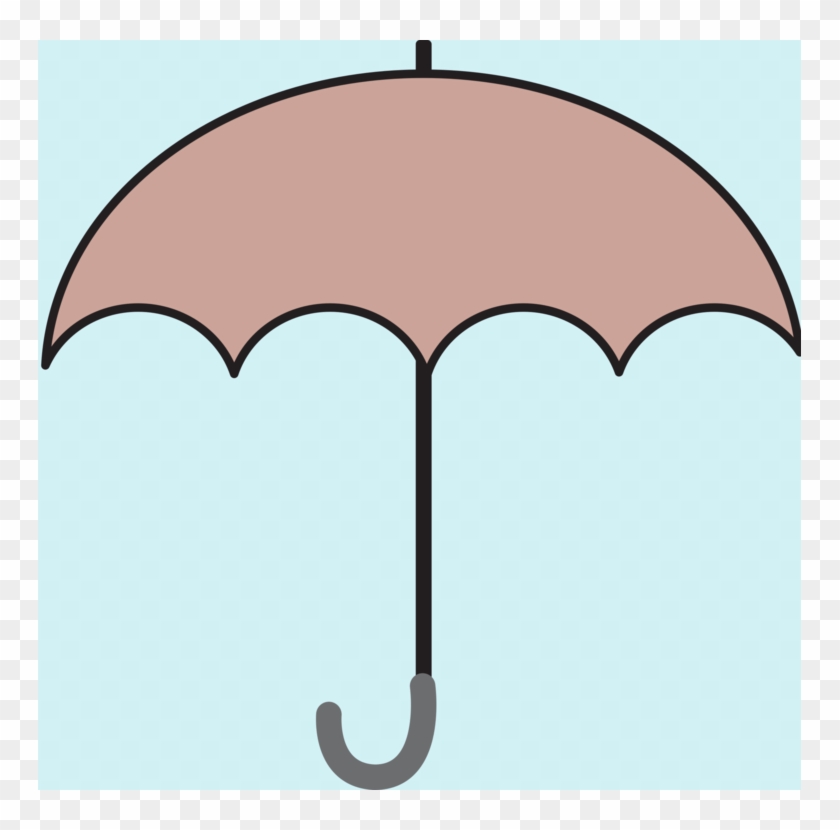 Umbrella Drawing Animation Pink Blue - Vector Green Umbrella Free Clipart - Png Download #4619682