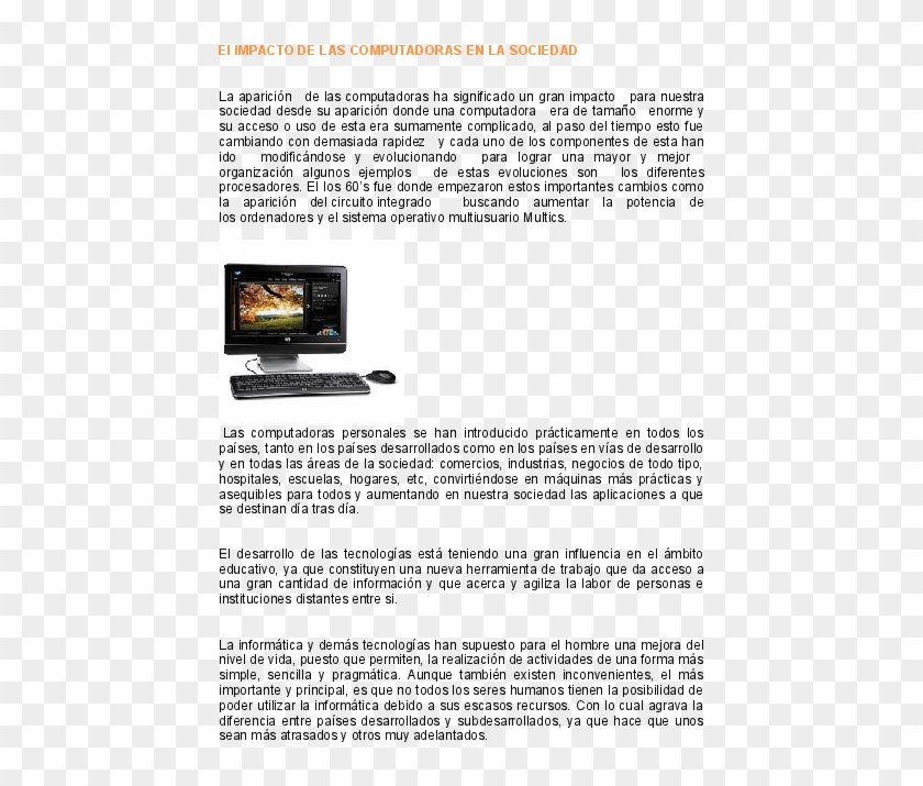 Docx - Hp Pavilion All In One Clipart
