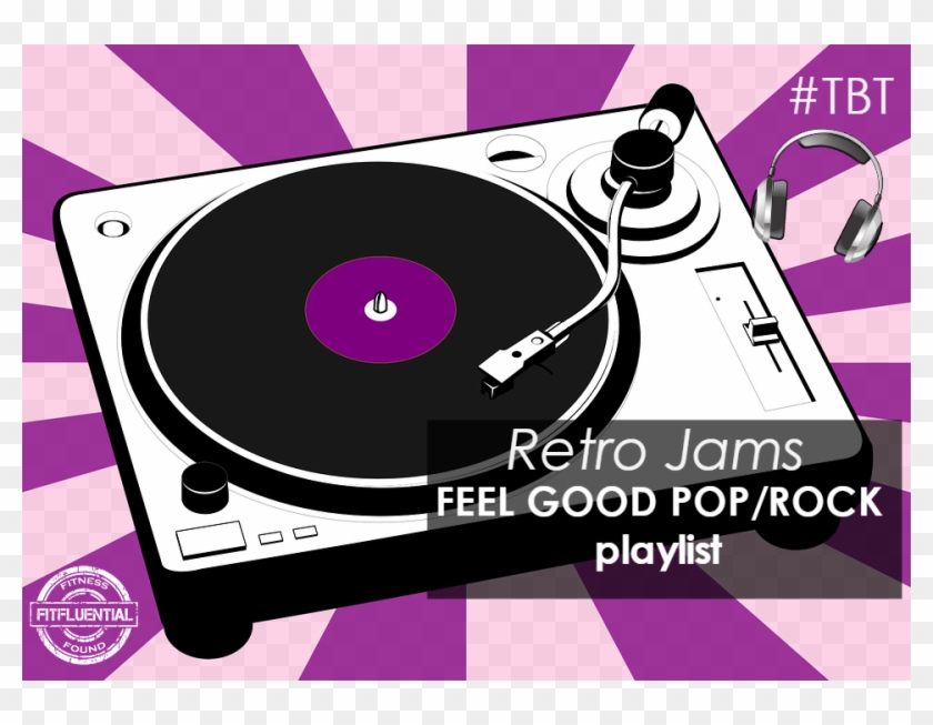 Thursday Playlist Pop Rock Fitfluential - Phonograph Record Clipart #4619881