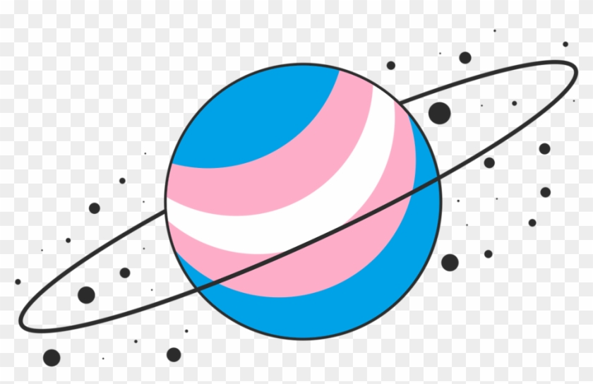 Tumblr Planets Png - Transparent Trans Pride Clipart #4619883