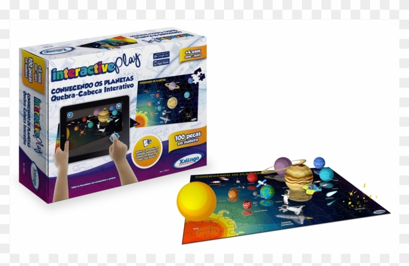 Quebra-cabeça Interactive Play Conhecendo Os Planetas - Brinquedos Educativos 6 Anos Clipart #4620139