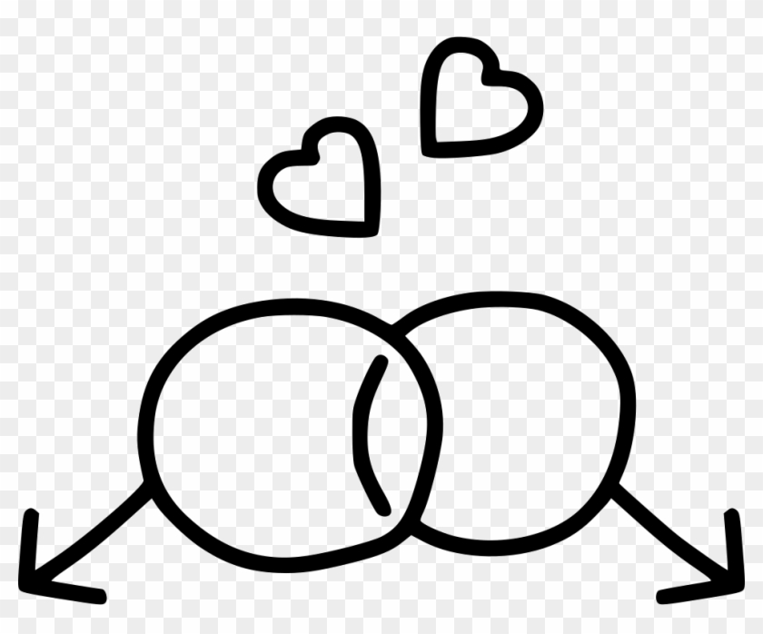 Gay Couple Heart Romantic Lgbt Comments - Drawing Lesbian Clipart #4620454