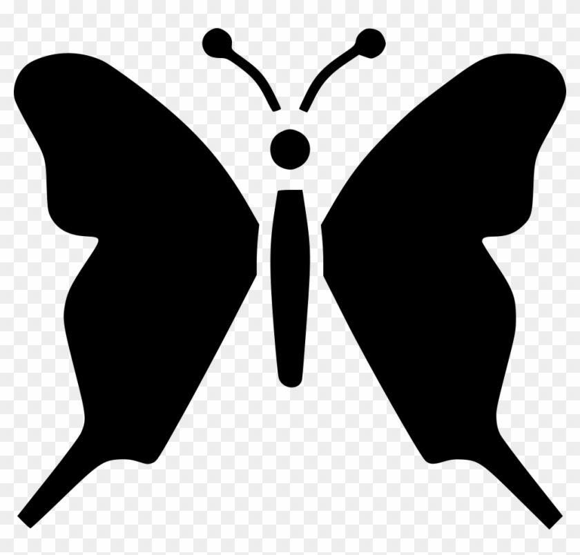 Graphic Black And White Butterfly Insect Nature Beauty Clipart #4620464