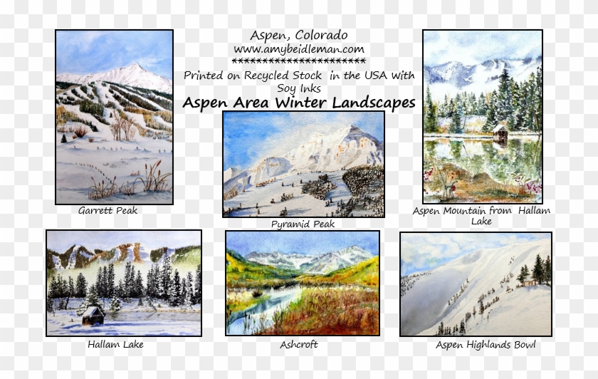 Aspen Area Winter Landscapes - Snow Clipart #4620739