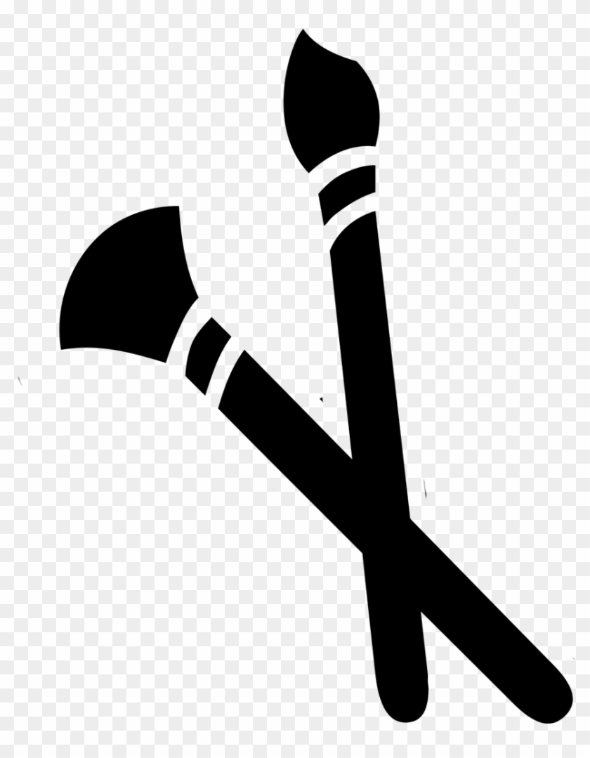 Proyectos - Paint Brush Silhouette Clipart