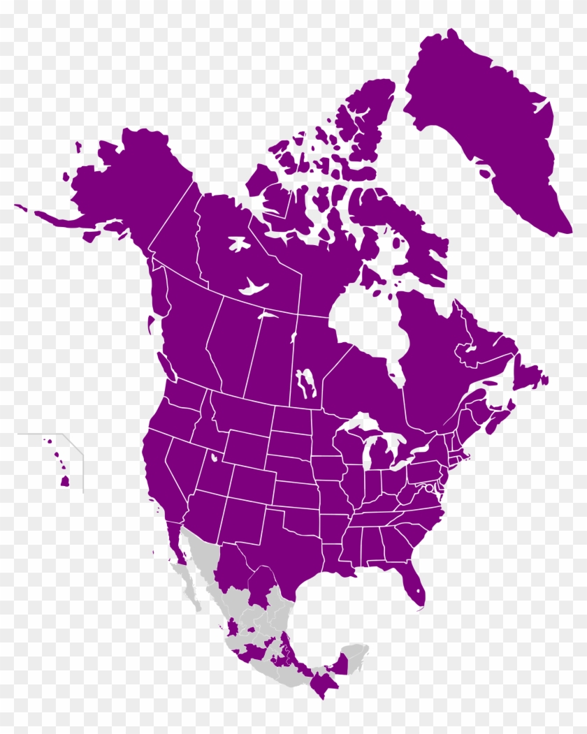 Same-sex Adoption Map North America - Alternative History Of America Maps Clipart