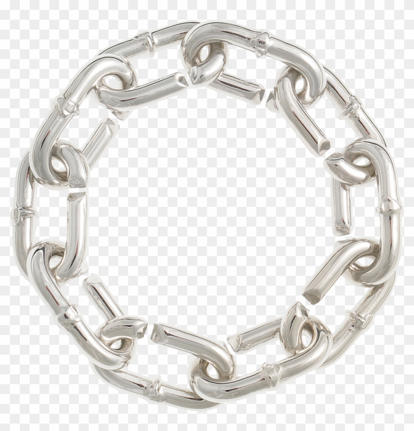 Broken Chain Link Png - Chain Link Circle Clip Art Png Transparent Png #4621754