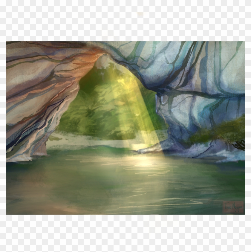 God Ray - Painting Clipart