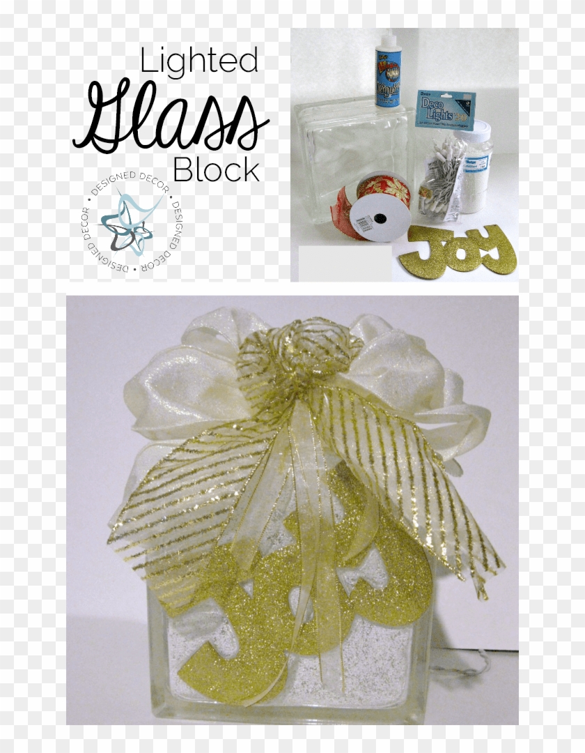 Tutorial For Decorating Glass Blocks - Craft Clipart