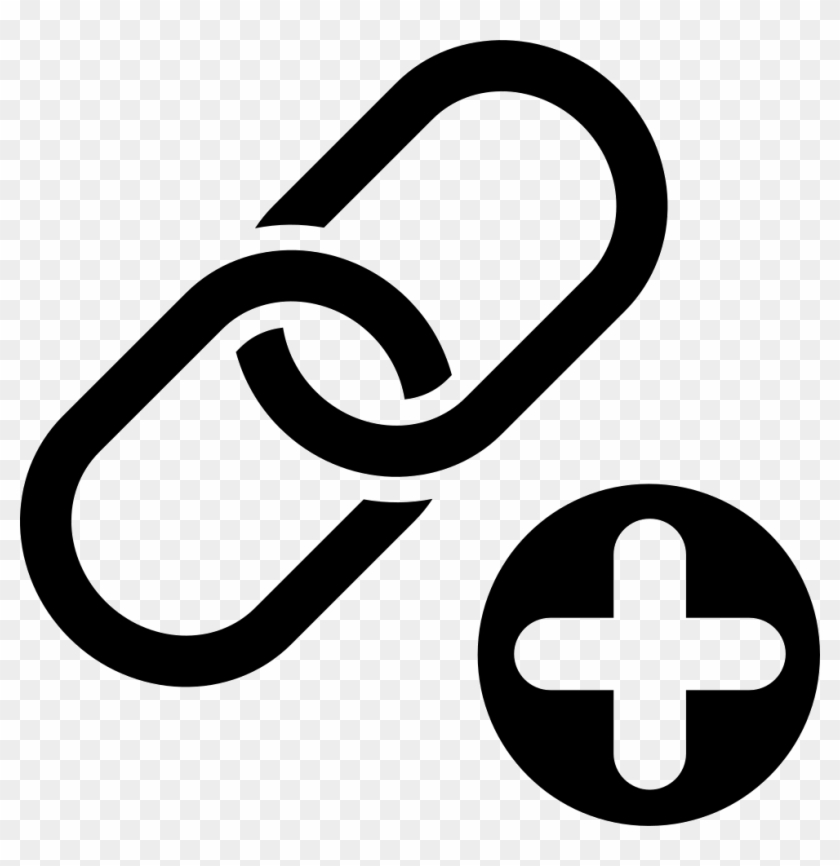 Link Building Symbol Of Two Chain Links Union With - Icone Union Clipart
