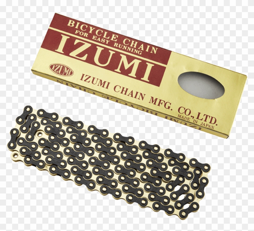 Izumi Standard Chain 1/2 X 116 Links Gold/black - Izumi Chain Clipart #4622413