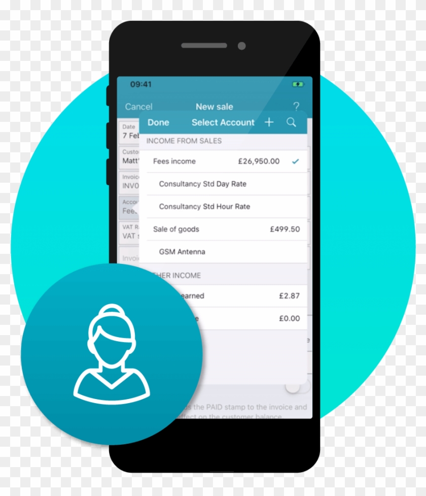 Customer Invoicing - Smartphone Clipart