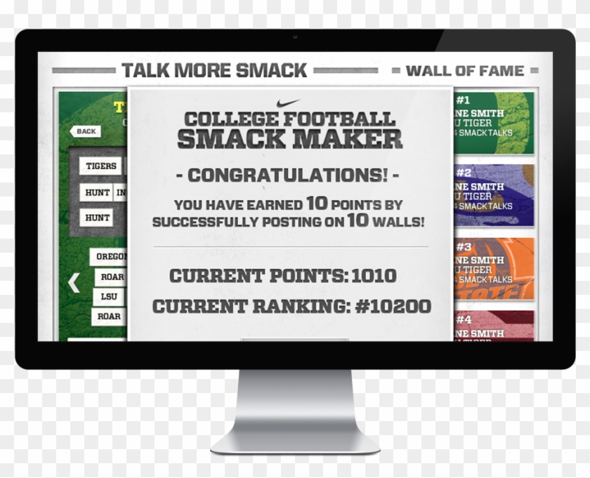 Nike Smack Maker - Computer Monitor Clipart #4623167