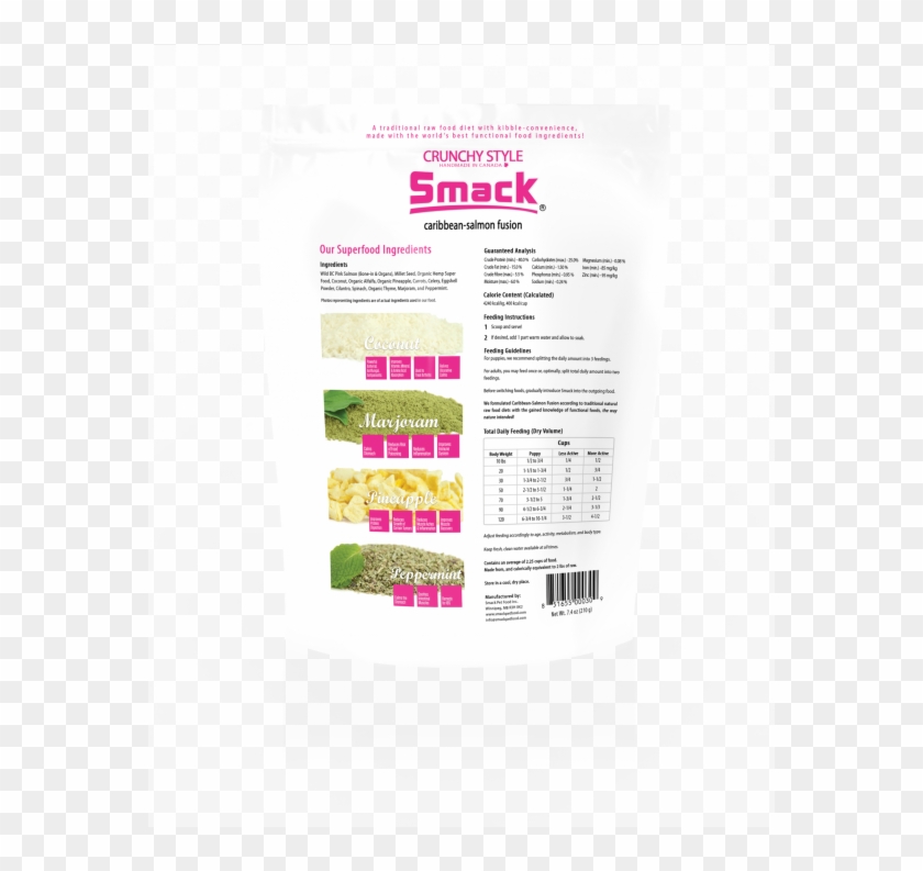 Smack Caribbean-salmon Fusion 野生三文魚鮮肉脫水糧210g - Smack Clipart