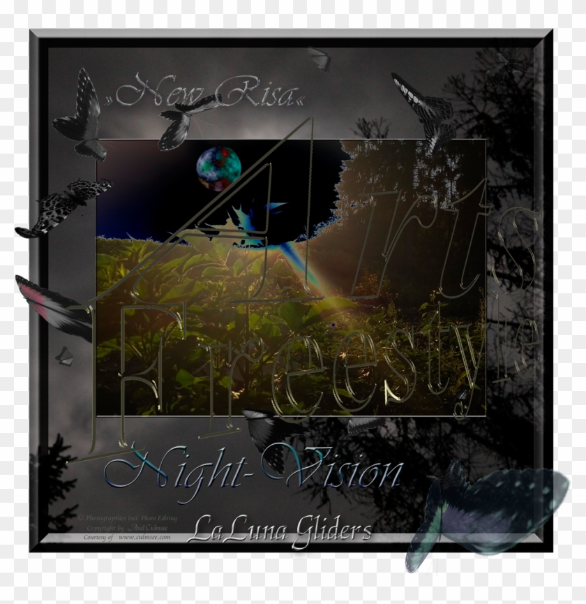 Artsfreestyle Night-vision Laluna Gliders New Risa - Graphic Design Clipart #4623894