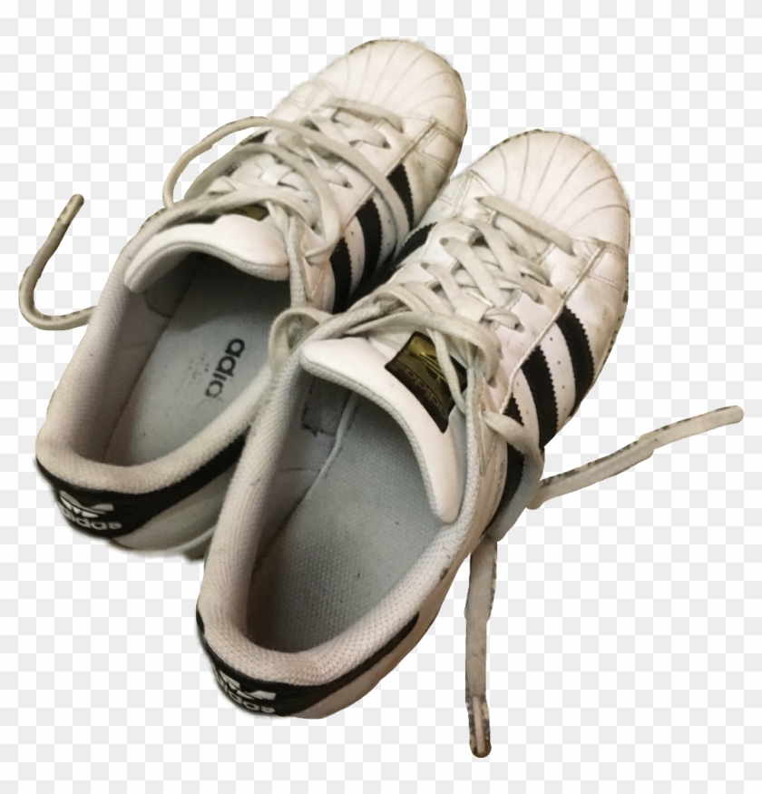 #adidas #superstar #old #sneaker #sneakers#freetoedit - Old Sneakers Png Clipart #4624074