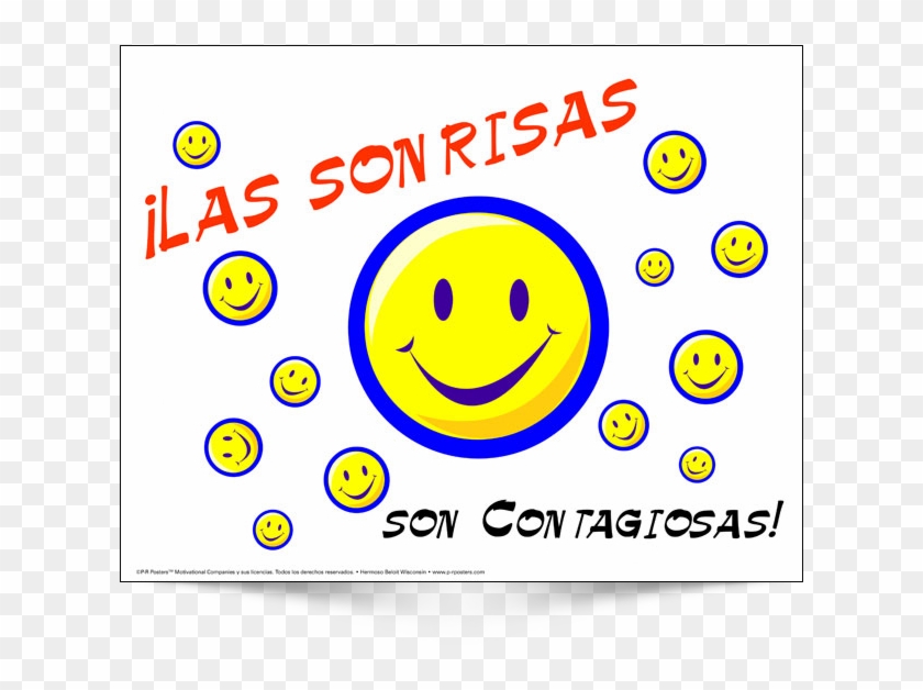 This Is The Spanish Version Of Poster Design - Sonrisas Clipart #4624282