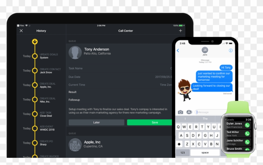 Gro Crm Call Center - Iphone Clipart #4624365