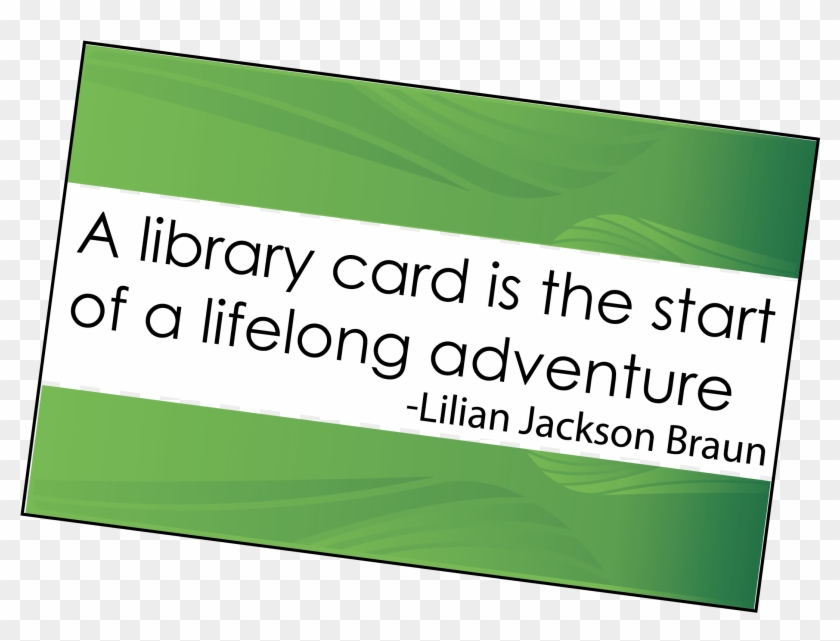 Get A Library Card - Banner Clipart #4624370