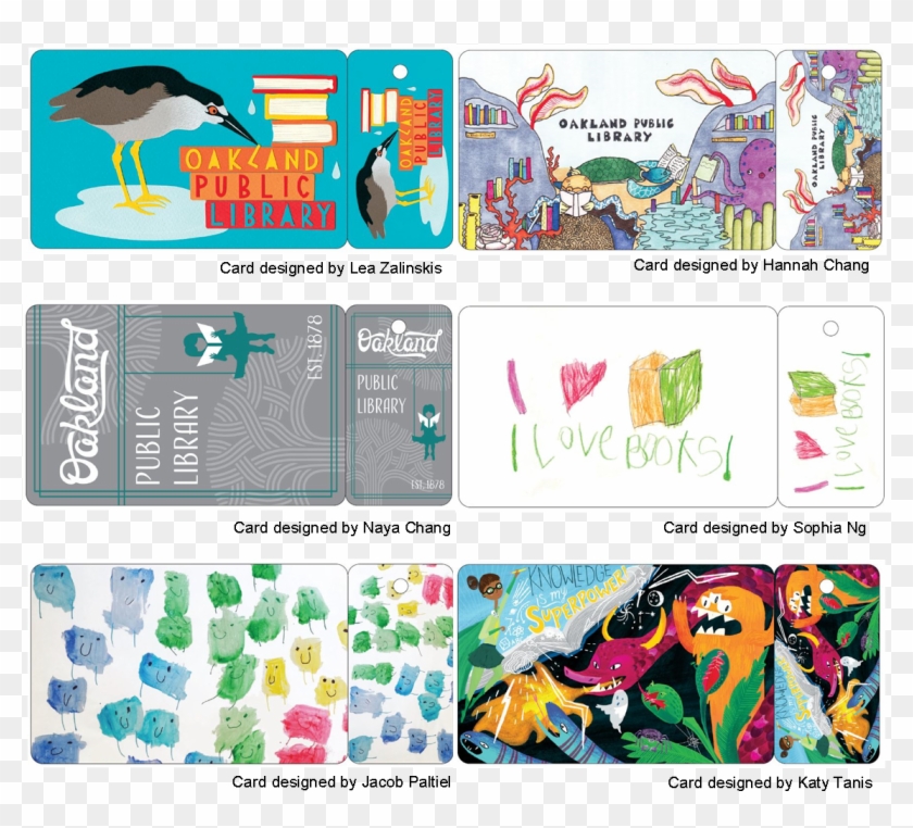 13 Apr - San Francisco Library Card Clipart